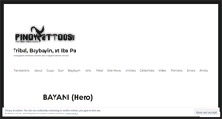 Desktop Screenshot of pinoytattoos.com